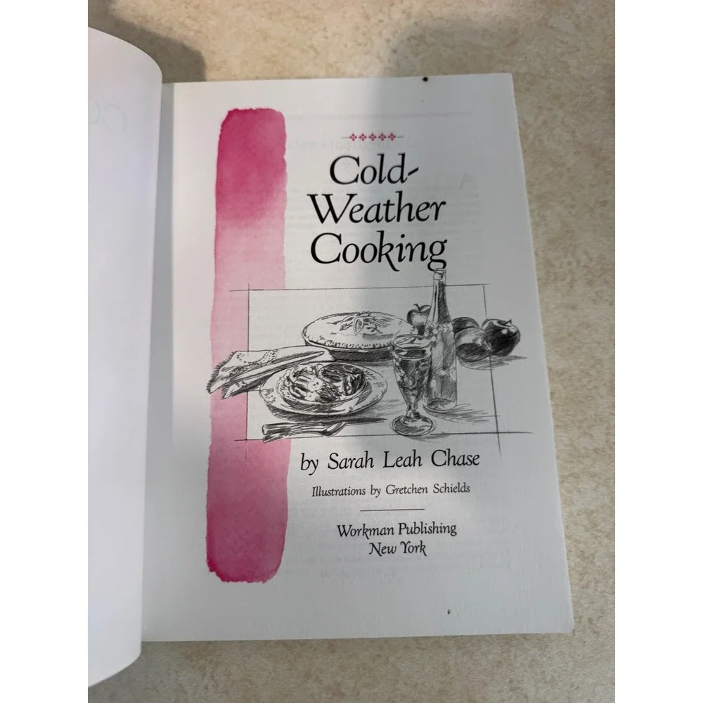 Cold-Weather Cooking Sarah Leah Chase 1990 Softcover Cookbook 300 Recipes